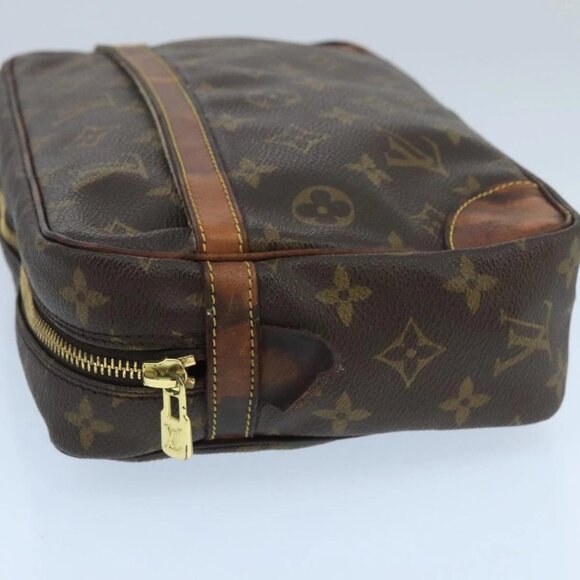 LOUIS VUITTON Monogram Compiegne 28 Clutch Bag M51845 LV Auth 100367 - Picture 8 of 16